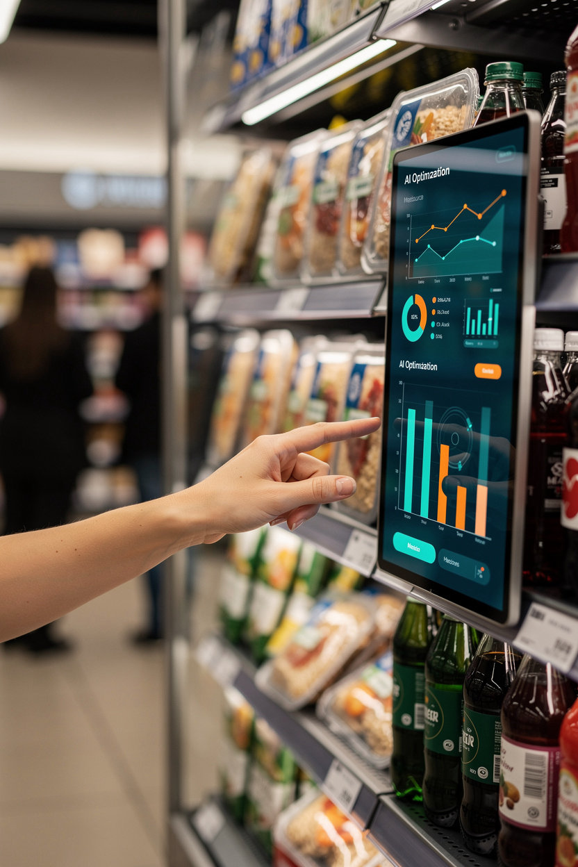 Retailvisions.com high-traffic retail location with AI-powered digital display advertising solutions